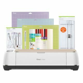 Cricut Maker® + Essentials Bundle, šampanjec