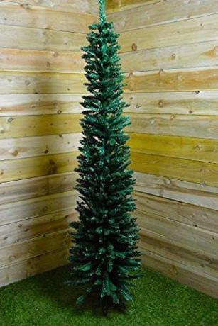 200 cm božično drevo, zeleno svinčnik Pine Slim Tree