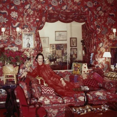 Diana Vreeland v svoji rdeči sobi