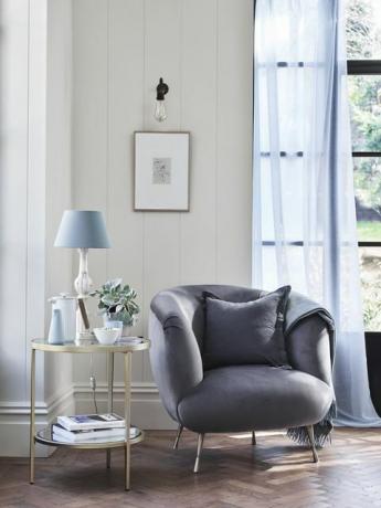 dfs darcy velvet accent stol, house beautiful, hb x licenčno fotografiranje 22. marec 2021, fotograf polly wreford, stilistka jen haslam, produkcija sarah keady