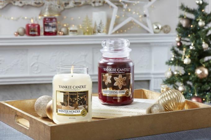 Božična fotografija Yankee Candle 2018