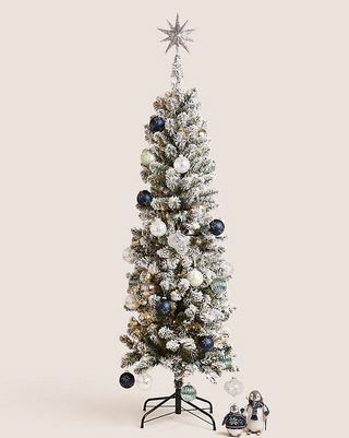 6-litrsko tanko zasneženo božično drevo