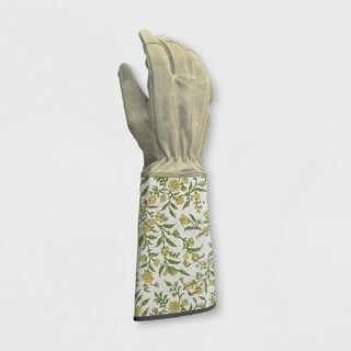 Cvetlične bombažne vrtnarske rokavice