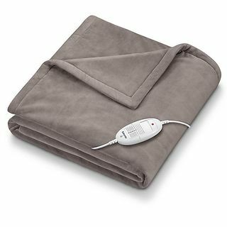 Beurer Cozy Heated Throw Taupe