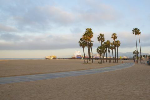 Plaža Santa Monica s pomolom Santa Monica