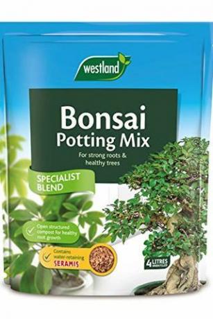 Mešanica komposta za lončenje bonsajev in obogatena s serami