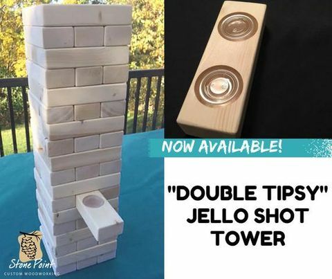 Double Tipsy Jello Shot Tower