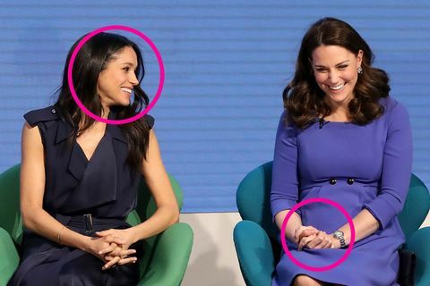 Meghan Markle in Kate Middleton se smejita