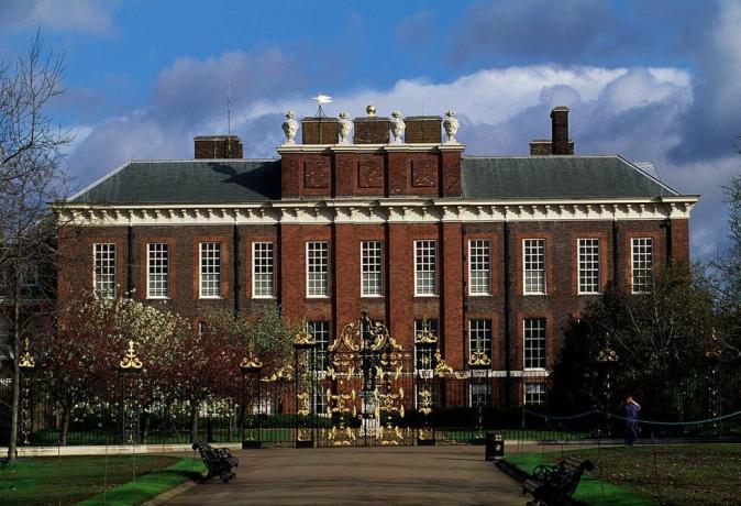 južna fasada kensingtonske palače London, Anglija