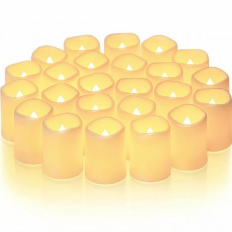 24 paketov utripajočih votivnih sveč brez plamena