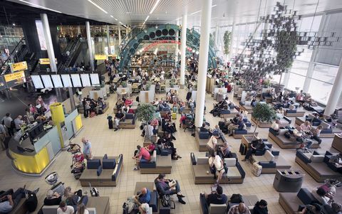 Bivalni odhod letališča Schiphol, Amsterdam