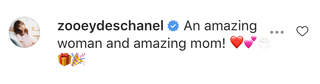 zooey deschanel instagram komentar