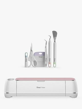 Cricut Maker Ultimate Smart Cutting Machine, Rose & Basic Tool Set, siva