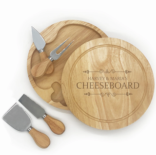 Personalizirana deska za sir s kompletom nožev