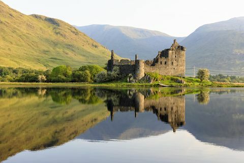 Velika Britanija, Škotska, Škotsko visokogorje, Argil in Bute, Loch Awe, Grajska ruševina grad Kilchurn