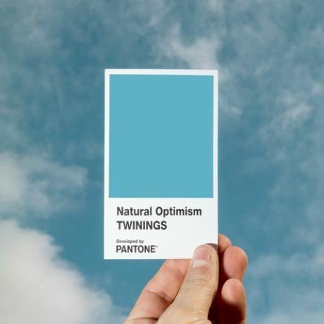 Twinings Infuzions Naravni optimizem v povezavi s Pantone