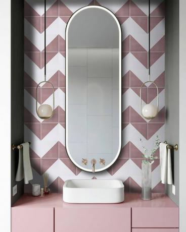 pastelna estetska kopalnica