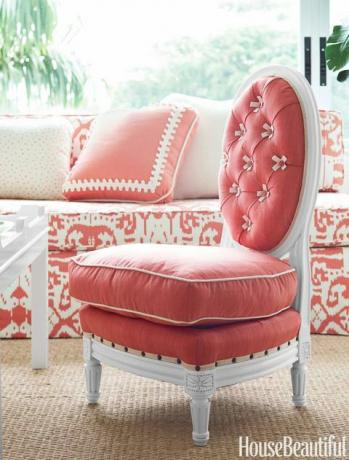 roza vintage francoski stol