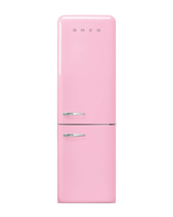 Smeg 11,7 cu ft. Spodnji zamrzovalni hladilnik, roza