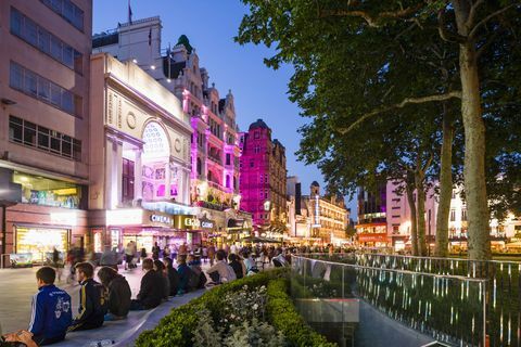 Pogled na Leicester Square, West End