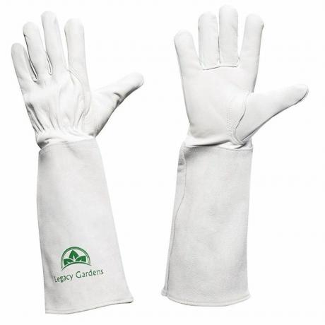 Usnjene vrtnarske rokavice z rokavicami