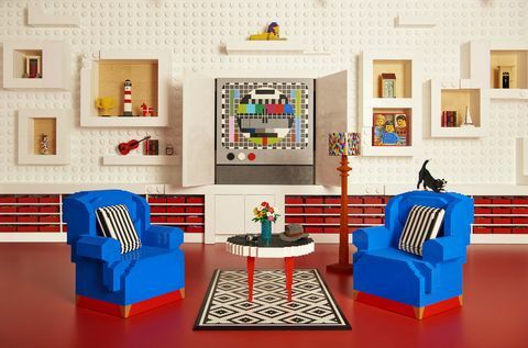 Airbnb - Lego hiša - dnevna soba