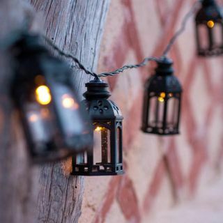 16 sončnih luči Marokanske svetilke
