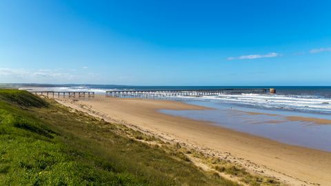 Plaža North Sands, Hartlepool, Velika Britanija