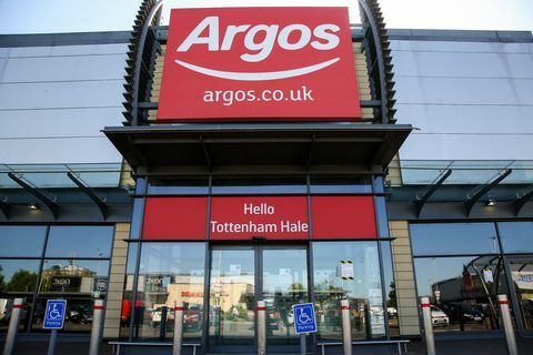 London, Združeno kraljestvo 20200529 Argos logotip videl v eni od njihovih trgovin fotografija dinendra hariasopa imageslightrocket via getty images