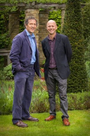 rhs Chelsea flower show monty don in joe swift