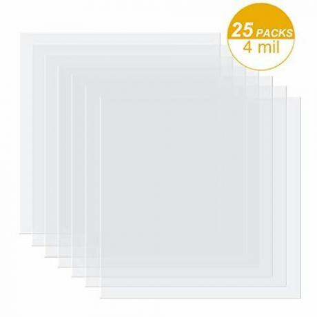 25 kosov 4 milj prazen šablonski material Mylar šablonski predlogi za šablone, 12 x 12 palcev