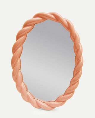 Ovalno pleteno ogledalo