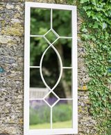 Visoko pravokotno kremno kovinsko vrtno ogledalo