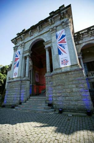 Parque Lage, sedež britanske hiše Team GB v Riu de Janeiru v Braziliji, za olimpijske igre 2016