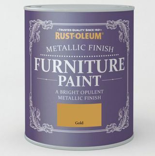 Zlata kovinska barva za pohištvo Rust-Oleum