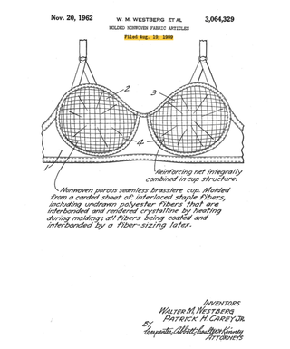 patent za artikel iz netkanega materiala