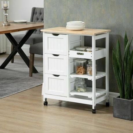 Phenix 26,5'' Wide Rolling Kitchen Island