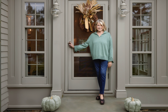 martha stewart na njenem posestvu bedford