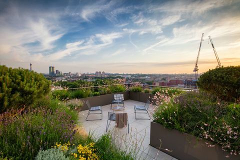 Nagrada Društva oblikovalcev vrtov - Emily Erlam - dobitnica nagrade Roof Garden - SGD Awards 2017. FOTOGRAFIJA RICHARD BLOOM 