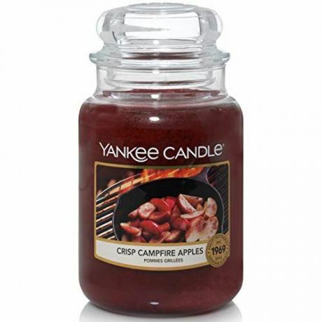 Yankee Candle Crisp Sveča iz velikega kozarca jabolk za taborni ogenj