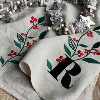 Prilagojena božična darilna čajna brisača