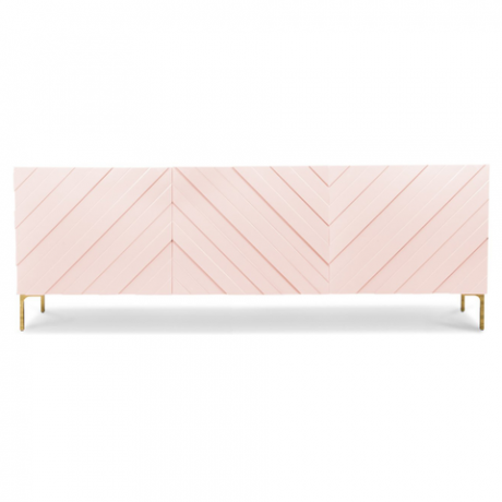 Vickie Chevron Credenza