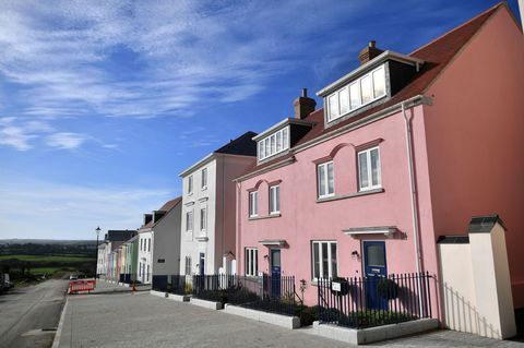 pogled iz zraka na newquay v Cornwallu v Veliki Britaniji