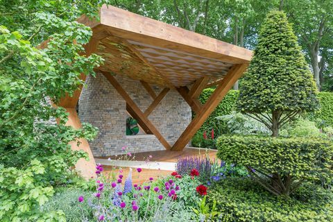 morgan stanley vrt, ki ga je zasnoval chris beardshaw pod pokroviteljstvom morgan stanley rhs chelsea show show 2017