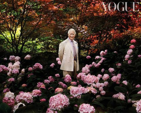 princ charles na fotografiji za decembrsko izdajo britanske mode, kjer razpravlja o svojem občutku za slog in trajnostni modi