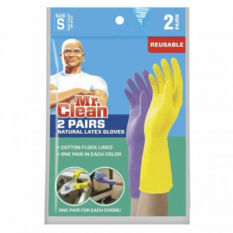 Male rokavice iz lateksa za večkratno uporabo Mr. Clean