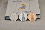 Kovanček Peter Rabbit 50p izdaja Royal Mint