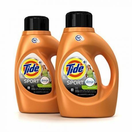 Tide Plus Febreze Sport aktivni tekoči detergent za pranje perila HE, Turbo Clean, 46 oz, 29 obremenitev (embalaža je lahko različna)